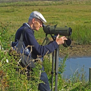 Group Leader Peter Hatfield at Marshside, September 2015